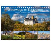Unterwegs im Erzgebirge - Zwischen Tradition, Kultur und Natur (Tischkalender 2026 DIN A5 quer), CALVENDO Monatskalender: Entdecken Sie das Erzgebirge zu allen Jahreszeiten