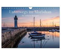 Unterwegs im Morbihan (Wandkalender 2026 DIN A4 quer), CALVENDO Monatskalender: Faszinierende Eindrücke aus der südlichen Urlaubsregion der Bretagne