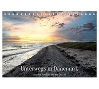 Unterwegs in Dänemark von der Nordsee bis zur Ostsee (Tischkalender 2026 DIN A5 quer), CALVENDO Monatskalender: Dänemarks Nordsee und Ostsee in Bildern