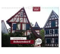 Unterwegs in Schorndorf (Wandkalender 2026 DIN A4 quer), CALVENDO Monatskalender: Ein Bummel durch die DAIMLER-Stadt - mit PLANER-Funktion