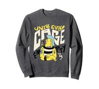 Until Every Cage Vided Punk Activist Animal Freedom Sweatshirt