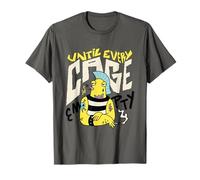 Until Every Cage Vided Punk Activist Animal Freedom T-Shirt