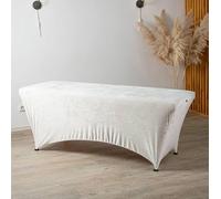 Untitled Housse prolongée | Housse | Housse | 180 x 60 cm | Velours | Drap-Housse pour Toutes Les chaises de Maquillage courantes | Table de Massage | Crème
