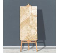 Untitled Lot de 8 panneaux muraux autocollants, aspect marbre, résistants à l'humidité, 1,44 m², PVC de qualité supérieure, pour cuisine, salle de bain et salon (08 beige marbre)