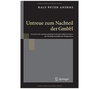 Untreue Zum Nachteil Der Gmbh