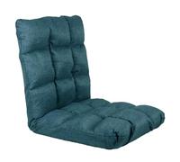UNUS Chaise de Sol Réglable - Idéal pour Méditation ou Lecture - Bleu