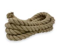 UNUS Corde en jute torsadée en fibres naturelles - Corde de jute - Pour tir à la corde, rampe 16 mm - 10 m