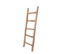 UNUS Échelle décorative en bois pour mur - Décoration - Porte-serviettes 120 cm 5 marches - Style ancien