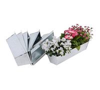 UNUS Garden Lot de 6 jardinières de balcon, compatibles avec les palettes européennes pour fleurs, herbes et fruits, 38 cm