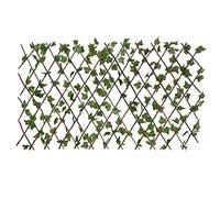 UNUS Garden Treillis décoratif en saule pour protection visuelle, haie artificielle avec feuilles, 100 x 200 cm