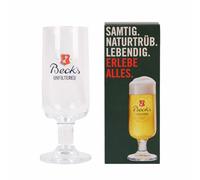 UNUS Lot de 6 verres à pied Beck's de 0,3 l