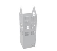 UNUS Porte-parapluie en métal blanc