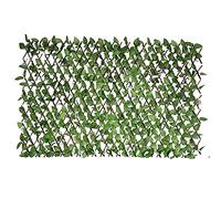 UNUS Treillis de jardin décoratif pour protection de la vie privée en saule artificiel avec feuilles 100 x 200 cm