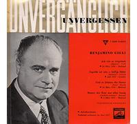 Unvergänglich Unvergessen Benjamino Gigli 3(Electrola118373)(7"Vinyl-Single) [lp_record] BENJAMINO GIGLI…