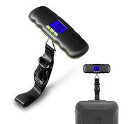 UNWEIGH Pèse-bagage numérique 50 kg, balance valise de voyage, balance à bagages à suspendre avec crochet, batterie incluse