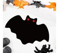 Unwelcome Bat Door Mat, Front Door Mat Gift Unwelcome Bat Halloween,Gothic Rug for Non-Slip Doormat for Holiday Outdoor Indoor Decor (C, 50 * 80 cm)