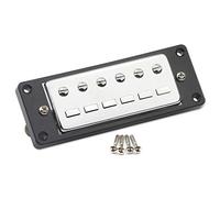 Unxuey 1 mini micro chevalet de guitare de 52 mm à double bobinage Humbucker pièces de rechange pour guitare électrique style Les Paul, chromé