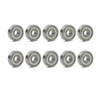 Unxuey 626ZZ Lot de 10 roulements à billes rainurés en acier 6 x 19 x 6 mm