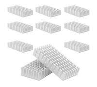 Unxuey Lot de 10 dissipateurs de chaleur en aluminium 50 x 25 x 10 mm