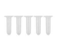 Unxuey Lot de 100 flacons de centrifugeuse en plastique EP à fond rond de 2 ml