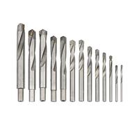 Unxuey Lot de 13 forets hélicoïdaux en carbure de tungstène en acier inoxydable et alliage de zinc pour acier inoxydable/cuivre/aluminium/alliage de zinc, 3 4 5 6 7 8 9 10 11 12 13,5 14 15 mm