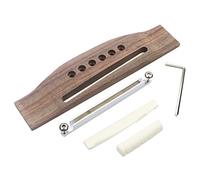 Unxuey Lot de 6 sillets de remplacement réglables en palissandre pour guitare acoustique
