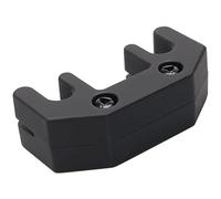 Unxuey Silencieux en métal recouvert de caoutchouc pour violon/alto Instruments de musique Noir