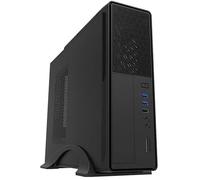 Unyka matx 2010 boîtier slim micro ATX couleur noire design compact format horizontal et vertical avec source sfx 300w 85% d'efficacité énergétique