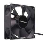 UNYKAch 51786 ventilateur, refroidisseur et radiateur Boitier PC - Ventilateurs, refoidisseurs et radiateurs (Boitier PC, Refroidisseur, 8 cm, 2000 tr/min, 19 dB, Noir)