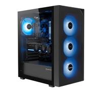 UNYKAch Boîtier ATX Revelat Mesh Compact Edition | Châssis Gaming avec 4 Ventilateurs × 120 mm ARGB, USB-C Gen 2, Verre trempé, Support de Refroidissement 240 mm, Maille