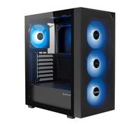 UNYKAch Boîtier ATX Revelat Mesh Compact Edition | Châssis Gaming avec 4 Ventilateurs × 120 mm ARGB, USB-C Gen 2, Verre trempé, Support de Refroidissement 240 mm, Maille