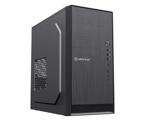 UNYKAch Boîtier d'ordinateur Micro ATX Aero C12 V2 avec Deux Ports USB 3.0 et Un Port USB Type C 2.0