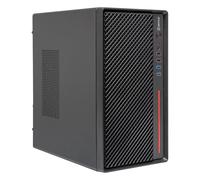 UNYKAch Boîtier d'ordinateur Micro ATX NUMEN 300 Pro - 4 USB (2 × 3.0 + 2 × 2.0), Support ATX, GPU jusqu'à 250 mm, Compact Noir/Rouge, idéal pour Entreprises, commerces et institutions