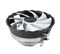 Unykach Dissipateur de chaleur CPU Jotun DF 120 TDP 95 W blanc, design conique ultra silencieux avec 9 pales, ventilateur blanc et multisocket universel compatible avec de nombreux processeurs