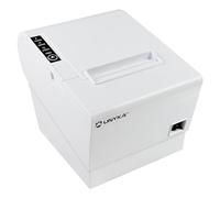 Unykach Imprimante Thermique POS5 White avec connexions USB, RJ12, RJ11 et LAN et Compatible avec Windows, JPOS, OPOS, Linux, Android et Mac