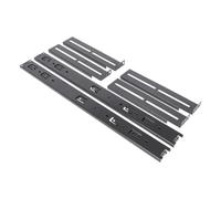 UNYKAch Jeu de Deux Rails - Guides télescopiques pour armoires de Fond 80 à 100 cm et boîtes Rack 1U/2U/3U/4U