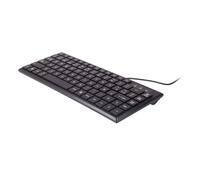 UNYKAch KB 302 Mini clavier USB QWERTY Noir - Claviers (Mini, USB, Clavier à membrane, QWERTY, Noir)