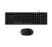 UNYKAch Kit OEM Clavier Espagnol Membrane 105 Touches et Souris Optique 1200 dpi avec Connexion USB