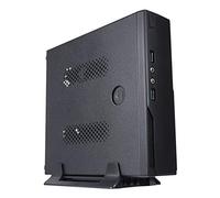 Unykach Mini Itx Caja UK 1003 Compact et Sobre Design en Noir. Deux connexions USB 3.0 à l'avant. Comprend Le Support VESA pour Le Placement Horizontal ou Vertical