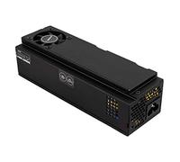 UNYKAch Source d'alimentation ITX 150 W, consommation inférieure à 0,5 W, Puissance nominale 150 W, Haute Performance, Ventilateur de 40 mm, connecteur Sata, 20 + 4 Broches, Molex
