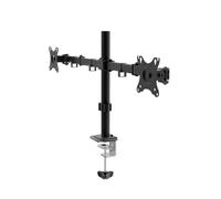 UNYKAch Support de table UK1422 2 moniteurs 10–32 bras articulés inclinable VESA 100x100 10 kg/bras