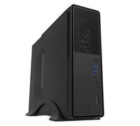 Unykach uk-2010 boîtier de bureau slim microatx - fa sfx 450w - usb 3.0 x2, usb 2.0 x1 audio, microphone et lecteur de carte ms/mmc/sd en façade
