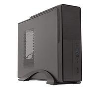 UNYKAch Boîtier PC Slim mATX UK 2010 – Alimentation 450 W – Micro-ATX/ITX Noir