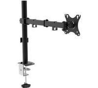 Unykach UK1421 Support de table avec bras articulé pour moniteur 10-32 - Pivotant, inclinable et extensible - Gestion des câbles - Poids maximum 10 kg - VESA 100 x 100 mm
