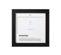 UO Cadre Photo avec définition Enseigner 20 x 20 cm Bois de Qualité, Design Élégant et Émotif, Cadeau Durable pour Enseignants, Couleur Noir