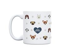 UO Mug cadeau amour perruno cadeau pour amis, cadeau original de Noël, cadeau ami invisible original, 350 ml, céramique