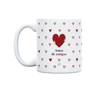 UO Mug cadeau Love of Friends, cadeau original pour les amis, 350 ml, céramique
