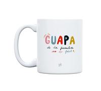 UO Tasse cadeau avec message Être la belle famille n'est pas facile, cadeau pour les amis, 350 ml, céramique
