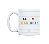 UO Tasse Cadeau Avec Message Tasse L'Oncle Le Plus Cool, Cadeau Pour Oncles, Cadeau Original Frères, Ami Invisible Original, Céramique, 350 Ml