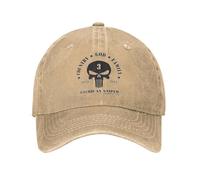 UOARQAUJ Vintage Chris Kyle American Sniper Tribute Casquette de Baseball Hommes Femmes en Détresse Lavé Casquette De Soleil Navy Seals Team 3 Chapeaux Cadeau en Plein Air